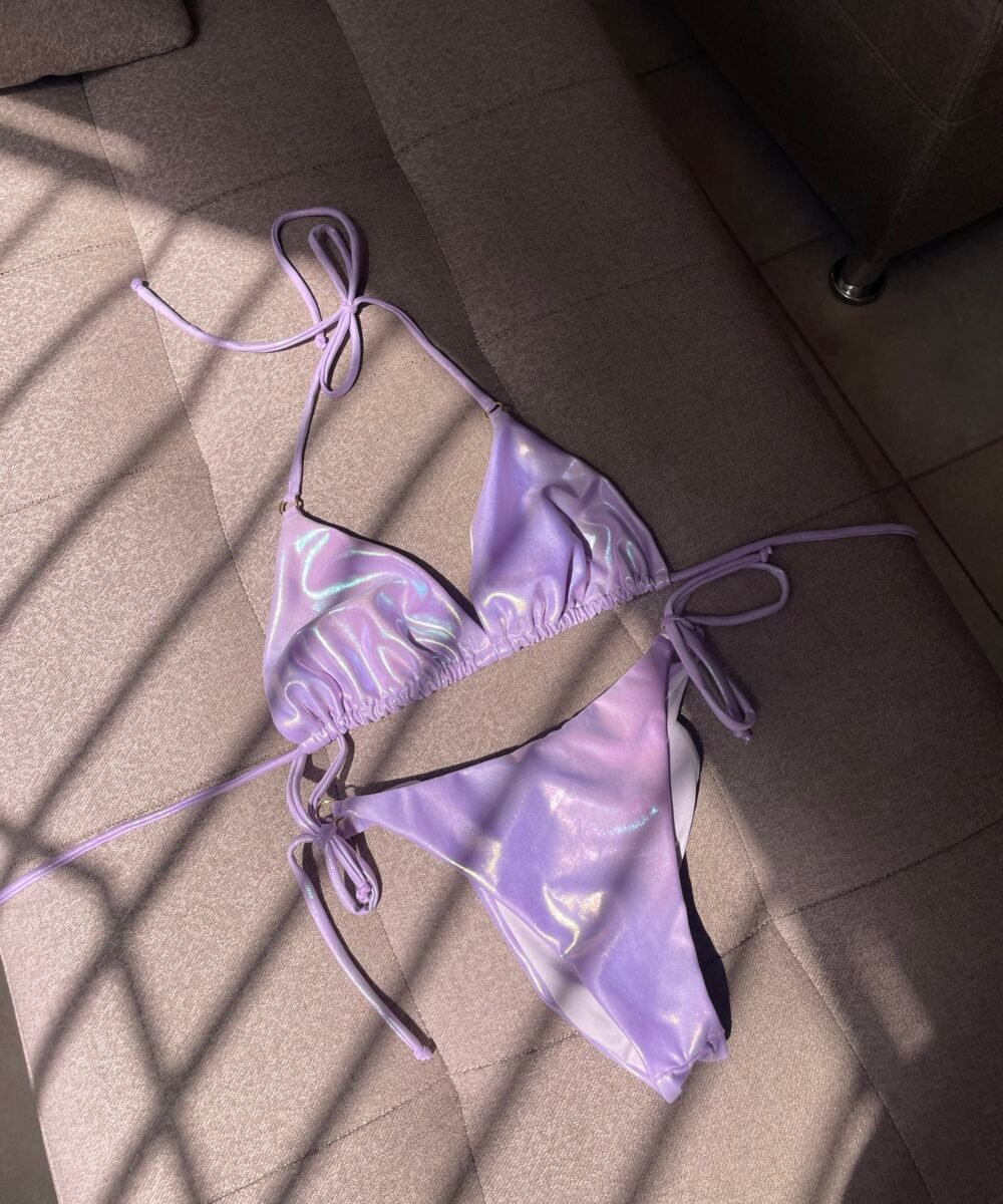 Bikini Ámbar tornasol (morado)