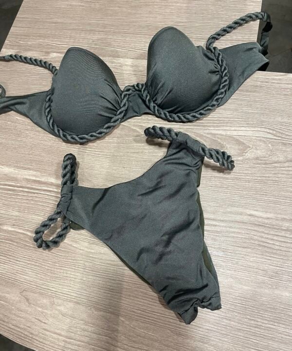 Bikini Luau verde oliva