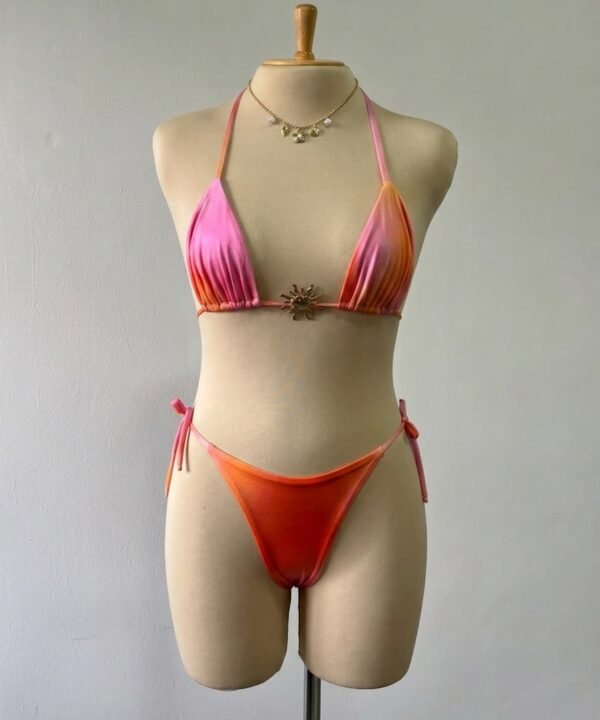 Bikini Lucía degradado naranja